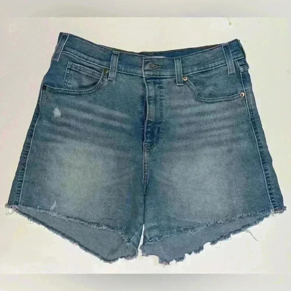 Levi's Blue Jean Shorts for Women Size 12 - Picture 1 of 6